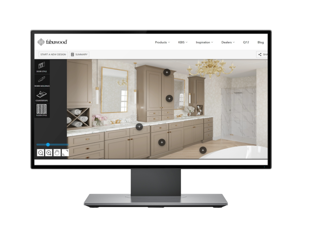 bathroom interior design - Fabuwood Visualizer